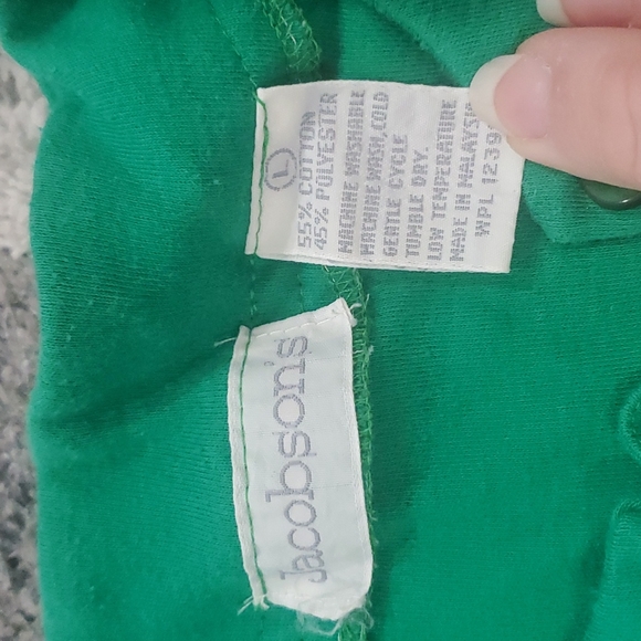 Jacobsons vintage green women's top size L - Picture 3 of 4